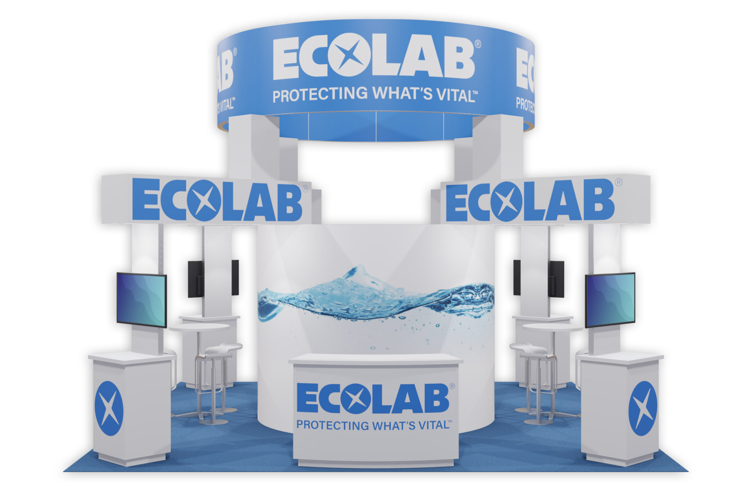 Ecolab trade show booth ideas